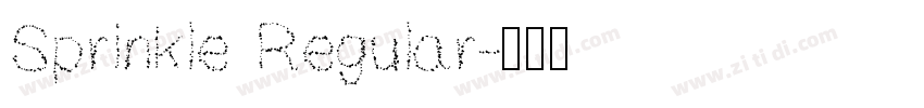 Sprinkle Regular字体转换